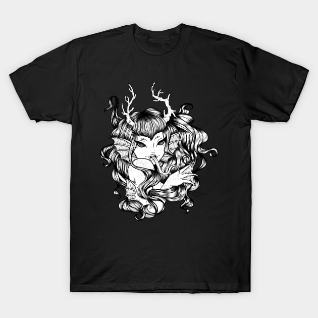 Sea Witch T-Shirt by SpacebatDesigns 